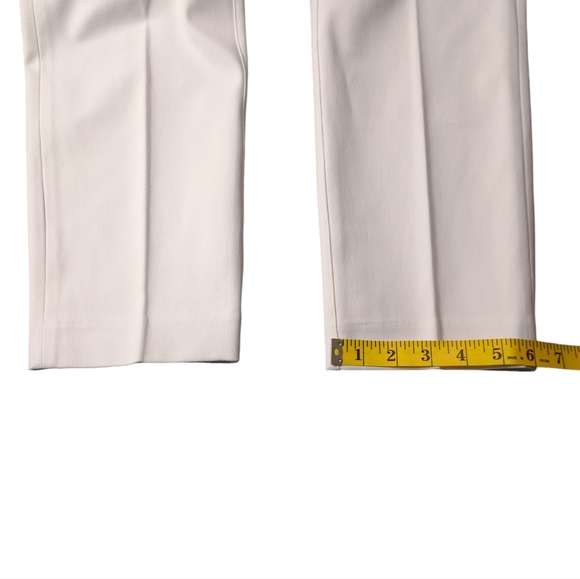 SPANX Women's Slim Straight Pants in Classic White Size M 20372R Grey Linings - Picture 8 of 16